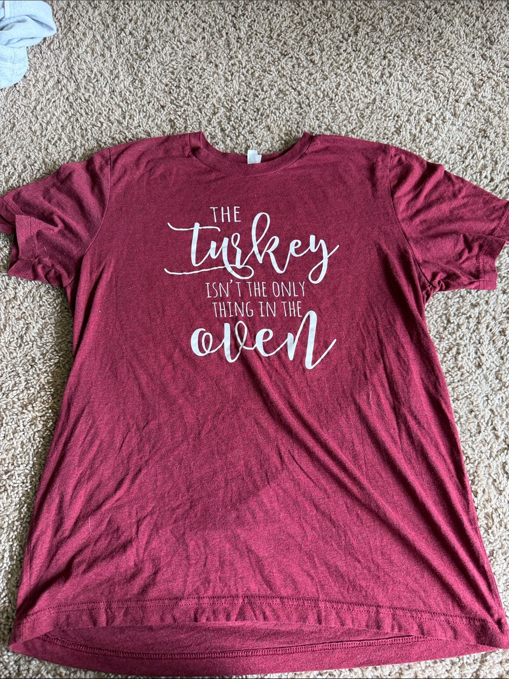 Bella Canvas Burgundy Short-Sleeve Graphic Tee